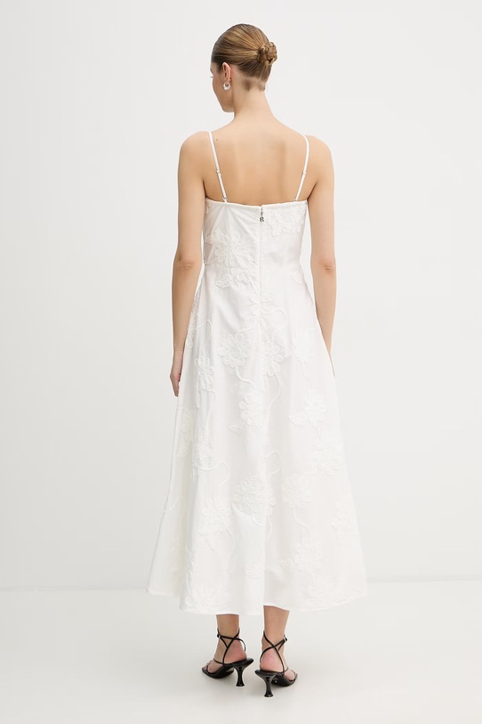 Odzież Rotate sukienka bawełniana 115560400 biały