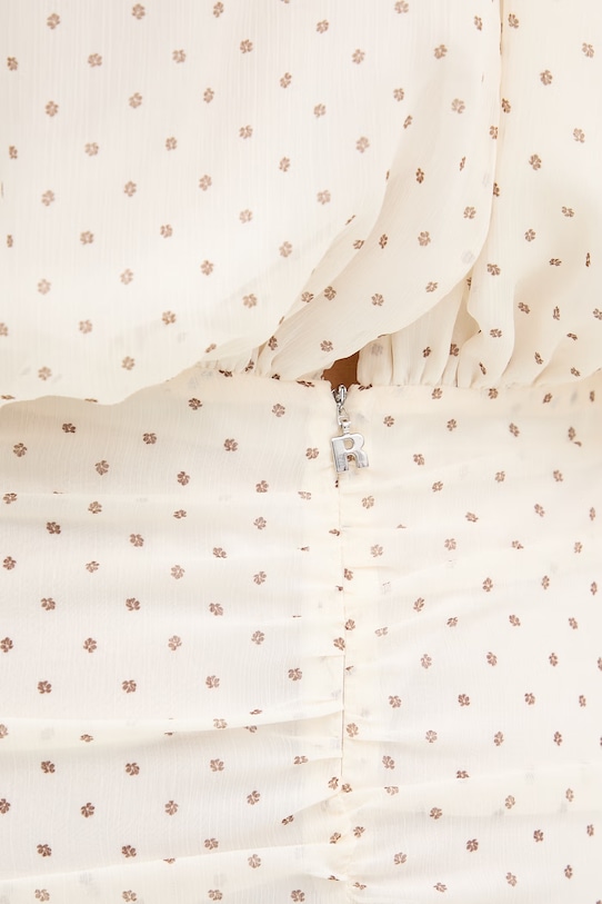 Rotate sukienka kopertowa 115716858 beżowy