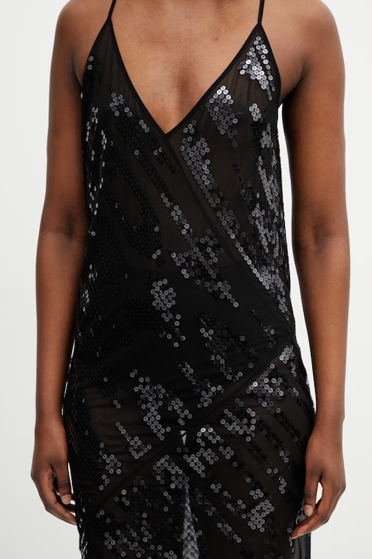 Rick Owens Lilies платье в бельевом стиле чёрный LI01F7567.TUSM21