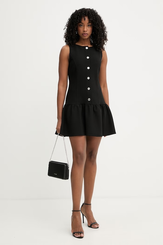 MICHAEL Michael Kors sukienka MS683ESE45 czarny SS26