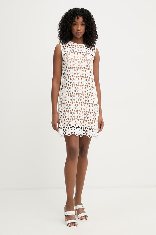 MICHAEL Michael Kors sukienka MS683CWKNE biały SS26