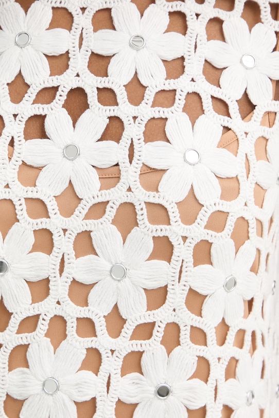 MICHAEL Michael Kors sukienka MS683CWKNE biały