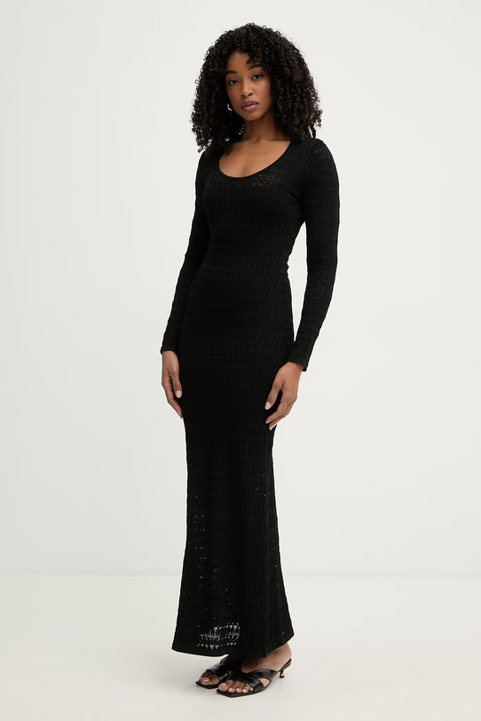 MICHAEL Michael Kors sukienka z wiskozą MS683DS5ZV czarny SS26