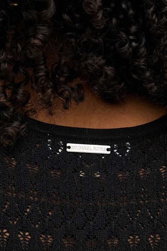 MICHAEL Michael Kors sukienka z wiskozą MS683DS5ZV czarny