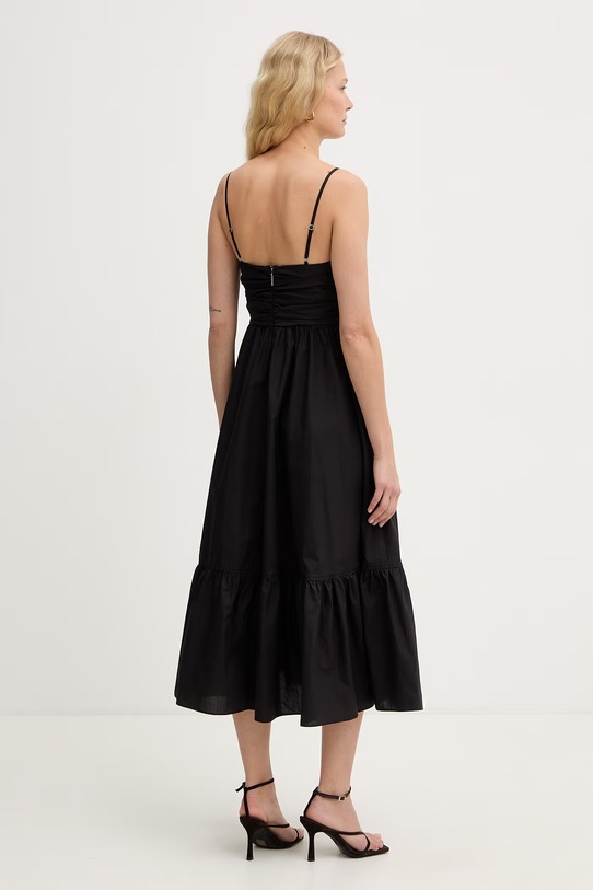 Odzież MICHAEL Michael Kors sukienka bawełniana MS683DHKLZ czarny