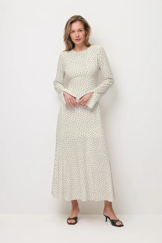 Bizuu sukienka IVYNI casual beżowy IVYNI.KREMOWY