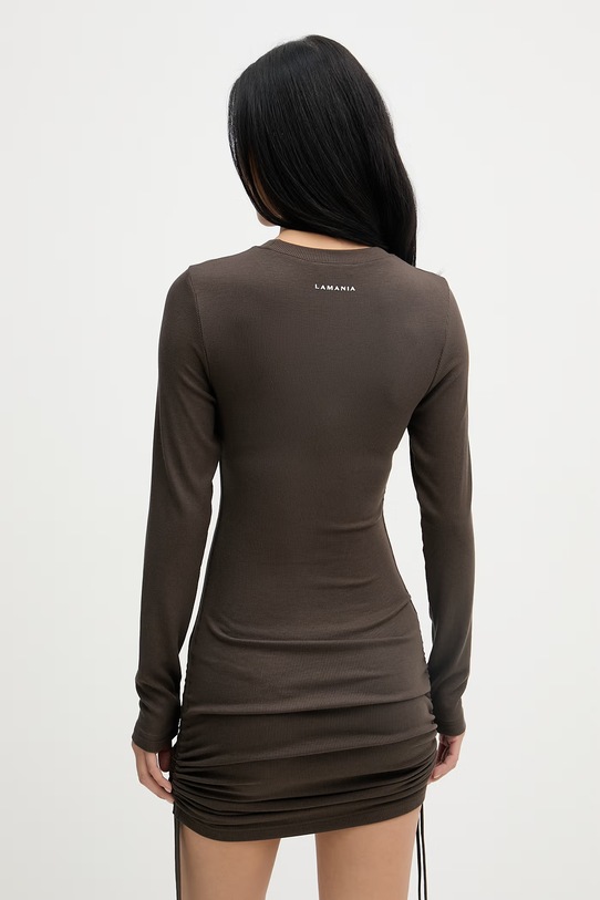 Ρούχα La Mania ντραπέ με βισκόζη FAITH FAITH καφέ