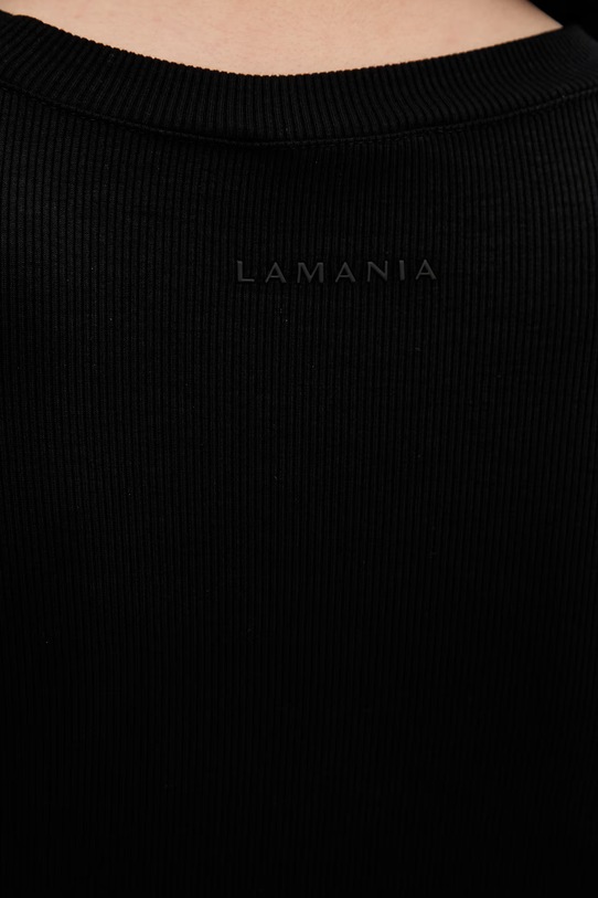 La Mania sukienka drapowana z wiskozy FAITH czarny FAITH