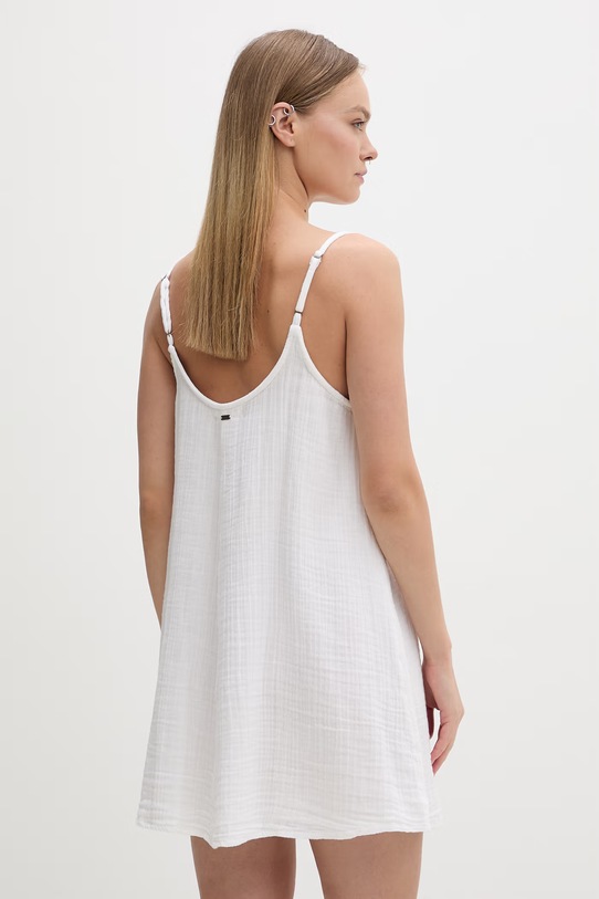 Oblečenie Rip Curl letné šaty bavlnené PREMIUM SURF 067WDR béžová