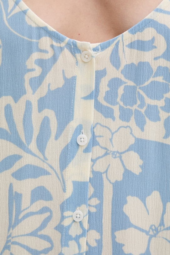 Rip Curl letné šaty z viskózy PARTY PACK 08UWDR modrá