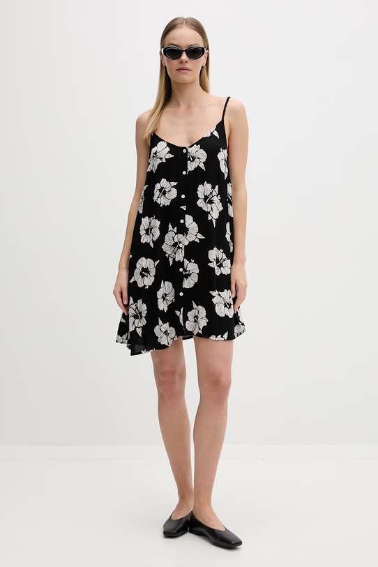 Rip Curl sukienka letnia z wiskozy PARTY PACK 08UWDR czarny SS26