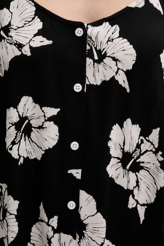 Rip Curl sukienka letnia z wiskozy PARTY PACK 08UWDR czarny