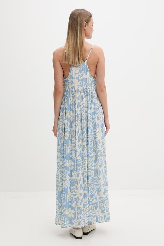 Oblečenie Rip Curl letné šaty z viskózy PARTY PACK 08VWDR modrá