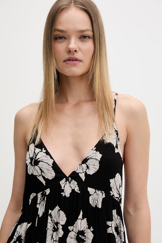 Rip Curl letné šaty z viskózy PARTY PACK čierna 08VWDR