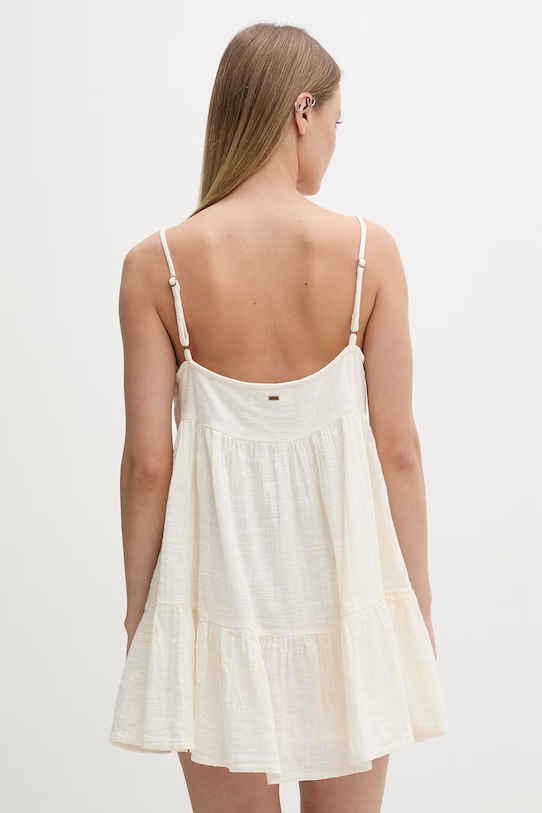 Oblečenie Rip Curl šaty bavlnené CLASSIC SURF 09JWDR béžová