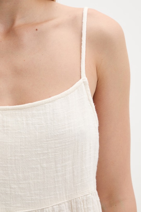 Rip Curl šaty bavlnené CLASSIC SURF 09JWDR béžová