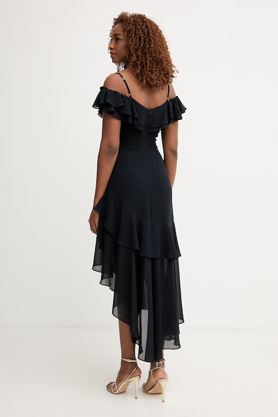 Morgan sukienka rozkloszowana RJOLIE granatowy SS26