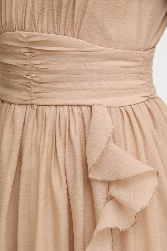 Morgan sukienka drapowana RFLAM beżowy