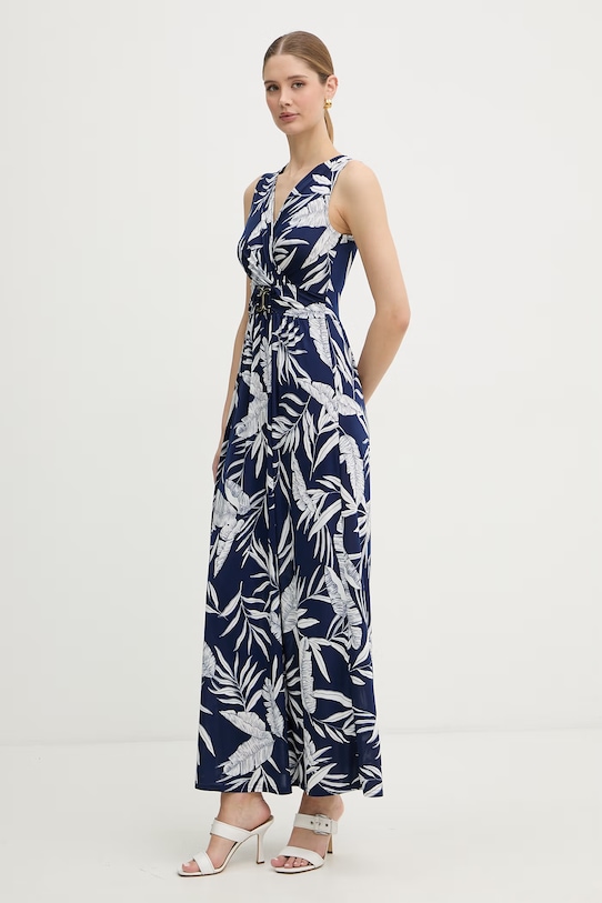 Morgan sukienka drapowana RFLERI granatowy SS26