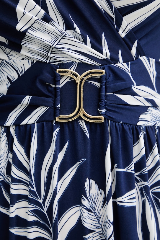 Morgan sukienka drapowana RFLERI granatowy