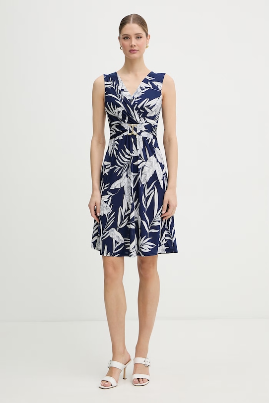 Morgan sukienka RFLERIA granatowy SS26