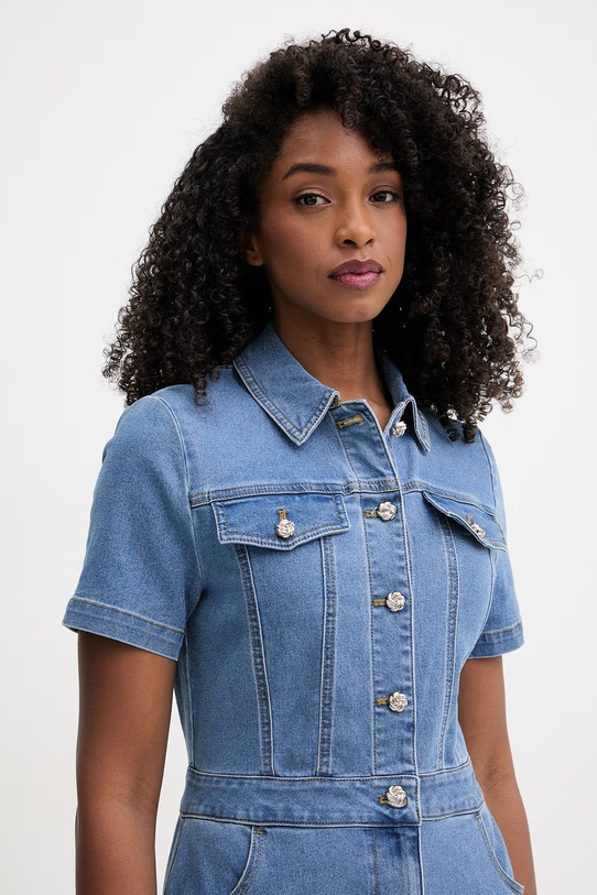 Morgan sukienka jeansowa niebieski 261.RIGHT