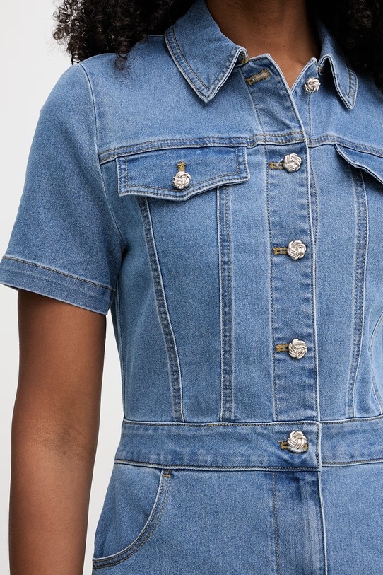 Morgan Платье из денима 261.RIGHT голубой