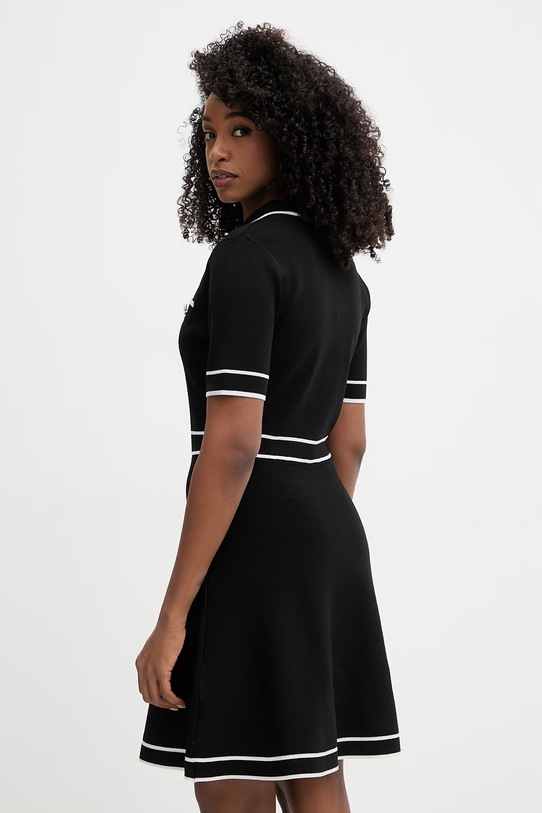 Odzież Morgan sukienka z wiskozą RMEDIN czarny