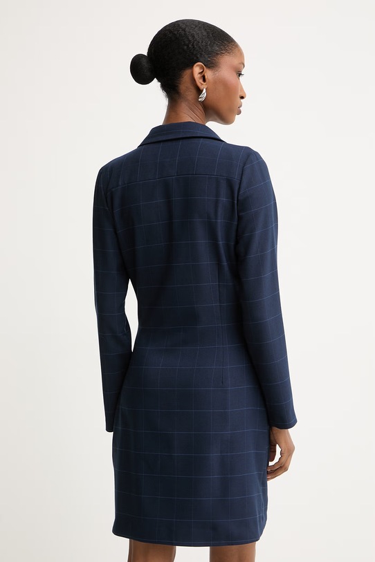 Odzież Morgan sukienka kopertowa z wiskozą RNATE.F granatowy