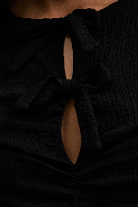 Morgan sukienka drapowana RNOUA czarny