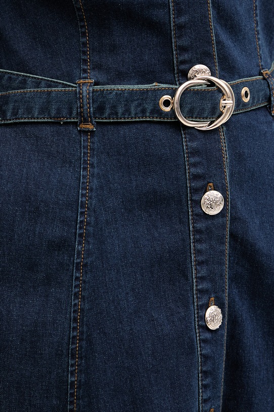 Morgan sukienka koszulowa jeansowa RODEX granatowy