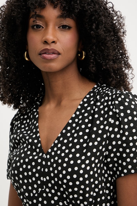 Morgan sukienka letnia z wiskozą czarny ROIS