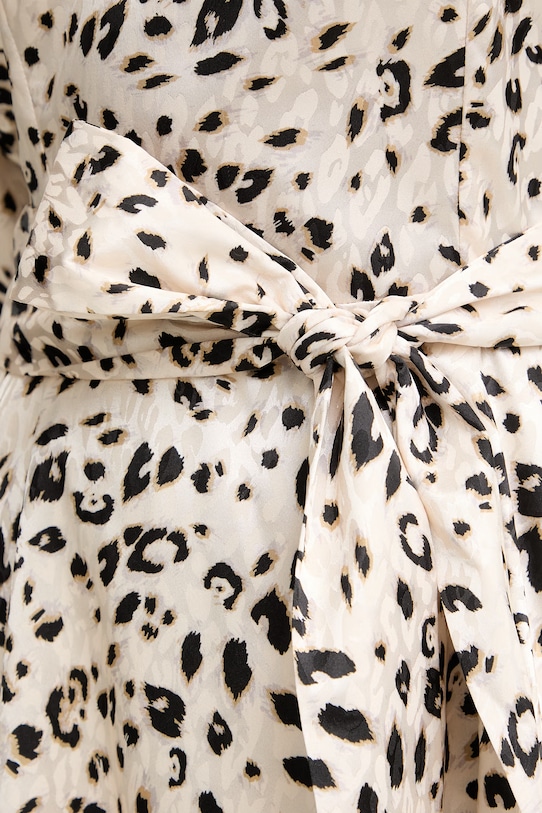 Morgan sukienka rozkloszowana ROLDA.F beżowy