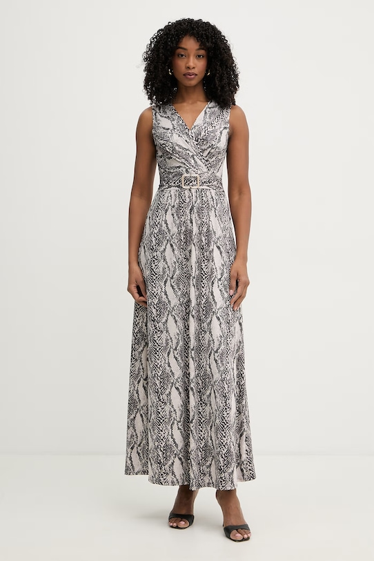 Morgan sukienka beżowy RVIP