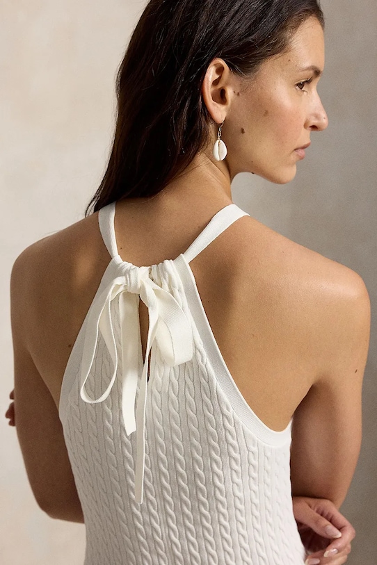 Polo Ralph Lauren sukienka letnia beżowy 211A12915