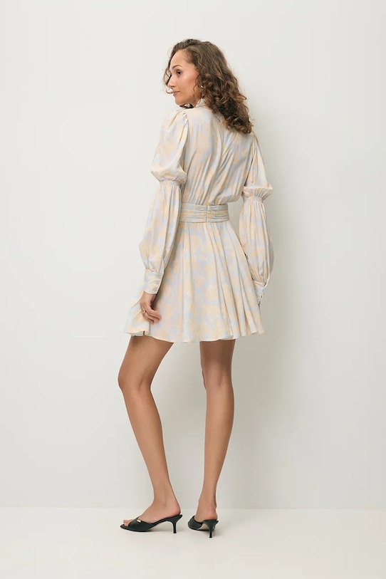 Odzież BIZUU sukienka letnia z wiskozy SIERRA SIERRA.NIEBIESKI niebieski