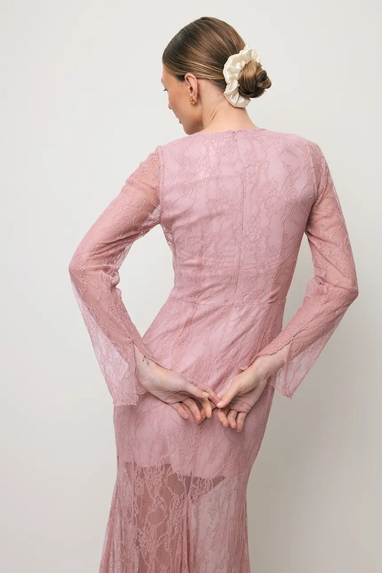 Odzież BIZUU sukienka letnia SOLIN SOLIN.ROZOWY różowy