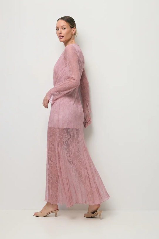 BIZUU sukienka letnia SOLIN SOLIN.ROZOWY