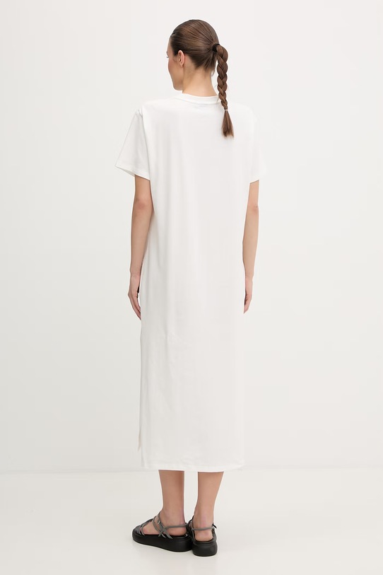 Odzież Hurley sukienka z bawełną ISLAND WDREU00021 beżowy