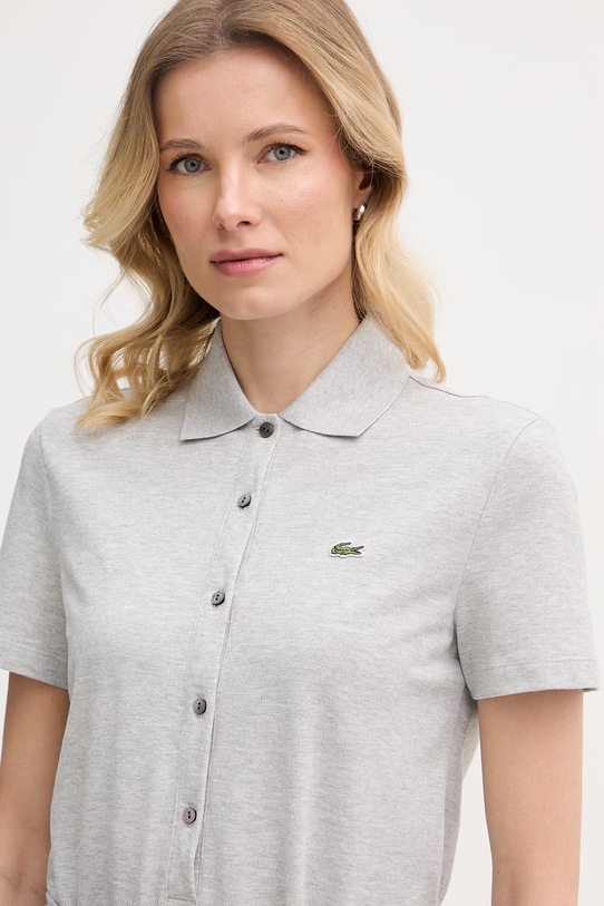 Lacoste kombinezon damski bawełniany z elastanem szary EF1823