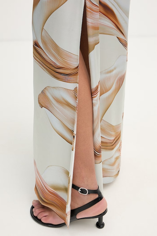 Isabelle Blanche sukienka z wiskozy IS26SS.A013.T020 zielony