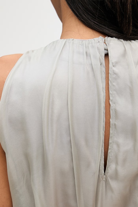 Isabelle Blanche sukienka jedwabna zielony IS26SS.A163.T026