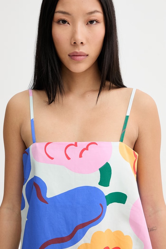 Marimekko letné šaty s prímesou ľanu viacfarebná 095443