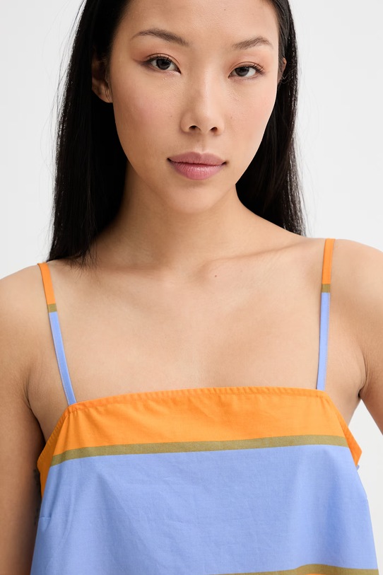 Marimekko letné šaty bavlnené oranžová 095621