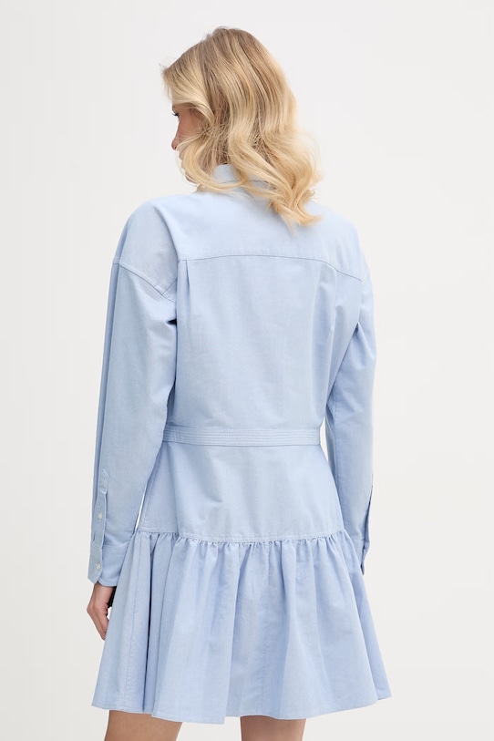 Îmbrăcăminte Polo Ralph Lauren Rochie tip cămașă din bumbac 211B22755 albastru