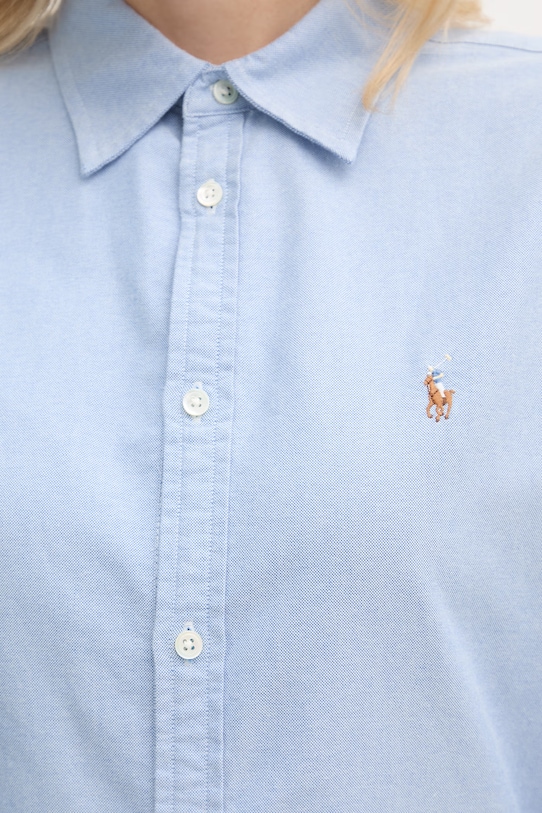 Polo Ralph Lauren Rochie tip cămașă din bumbac 211B22755 albastru