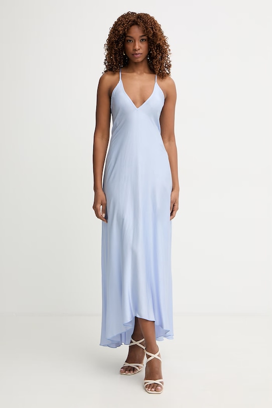 Haveone sukienka bieliźniana z wiskozy AWG.Q022 różowy SS26