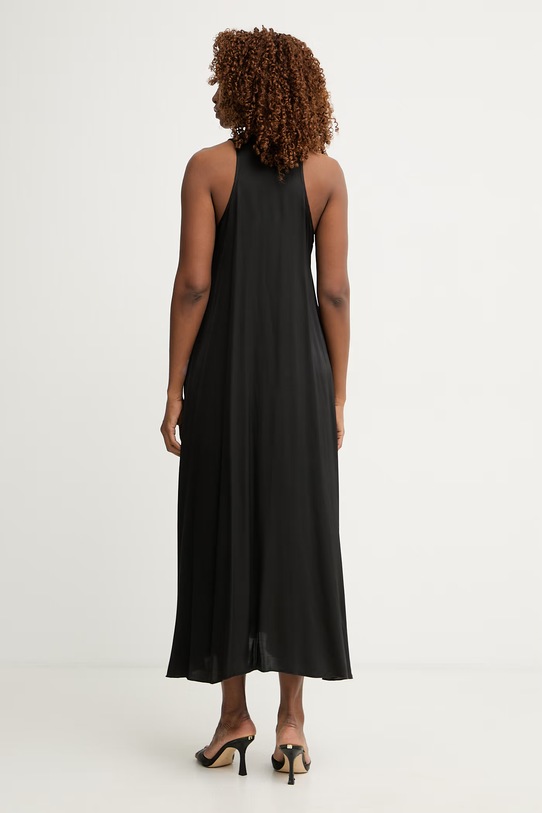 Odzież Haveone sukienka letnia z wiskozy AWG.Q018 czarny