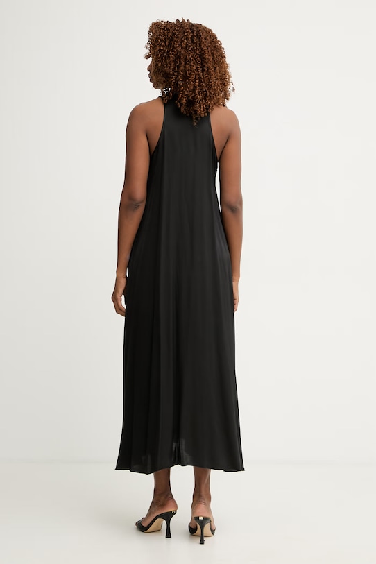 Odzież Haveone sukienka letnia z wiskozy AWG.Q018 czarny