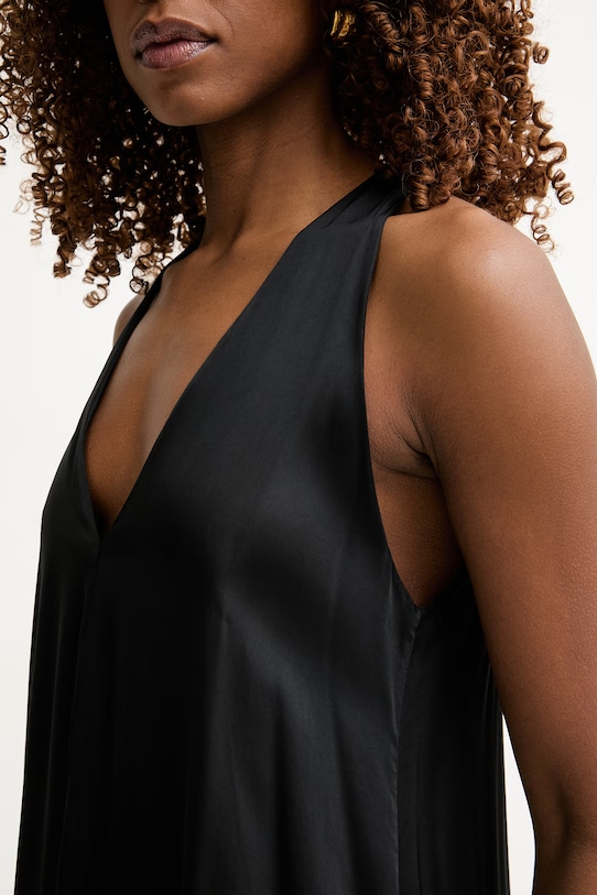 Haveone sukienka letnia z wiskozy AWG.Q018 czarny